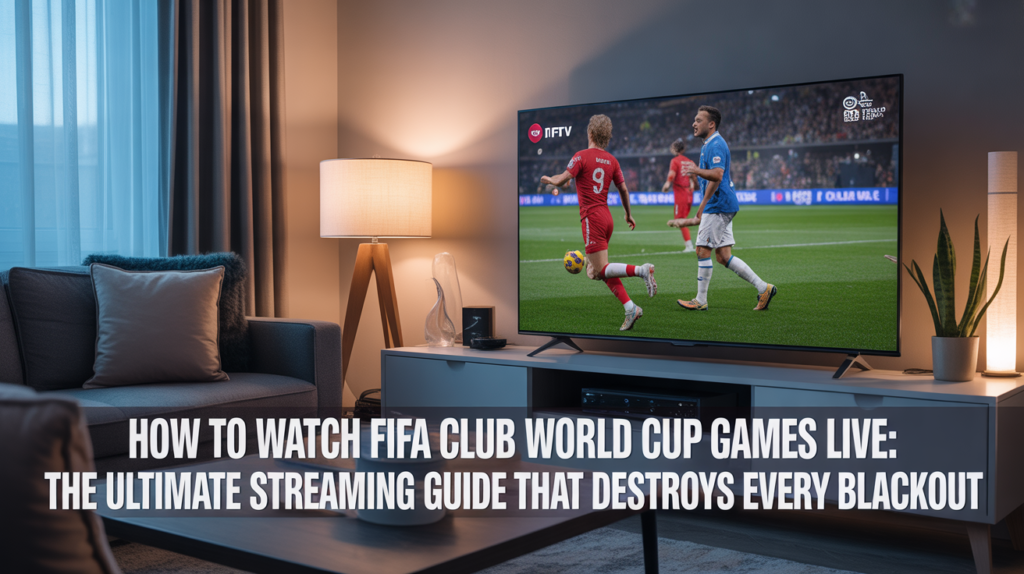 How to Watch FIFA Club World Cup Games Live: The Ultimate Streaming Guide That Destroys Every Blackout