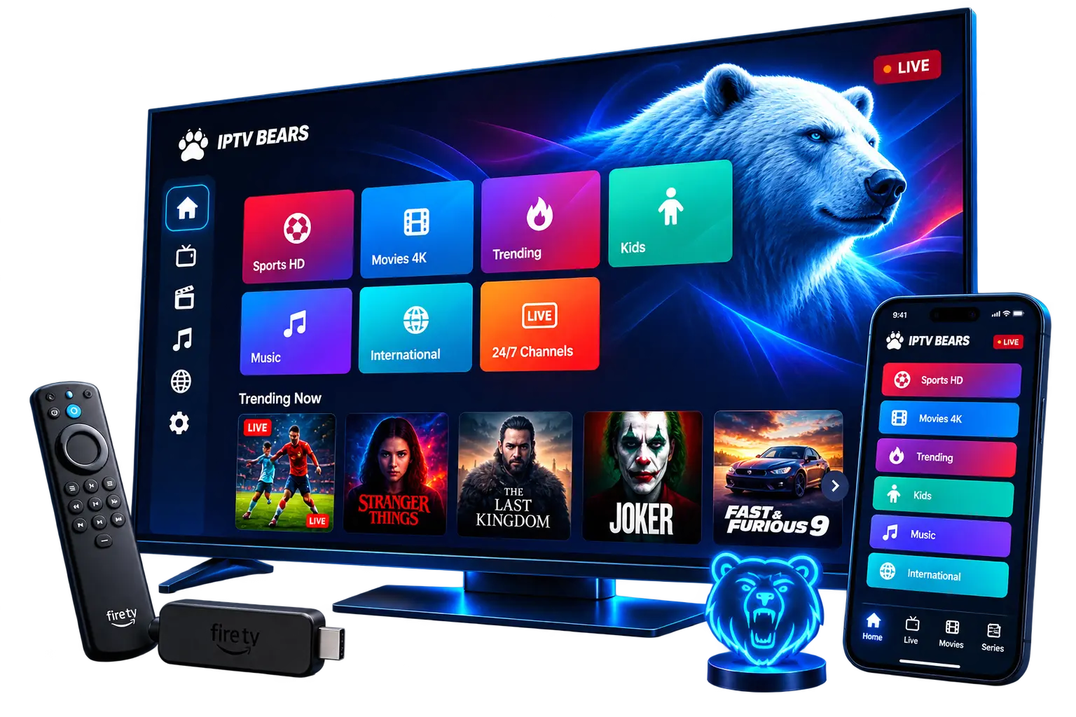 IPTV Bears - Best IPTV Canada
